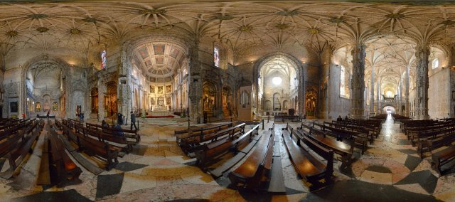 Lissabon: Hieronymuskloster Kirchenschiff