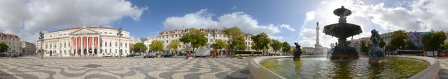 Lissabon: Der Platz Rossio