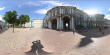 St. Petersburg - Im Innenhof des Winterpalastes